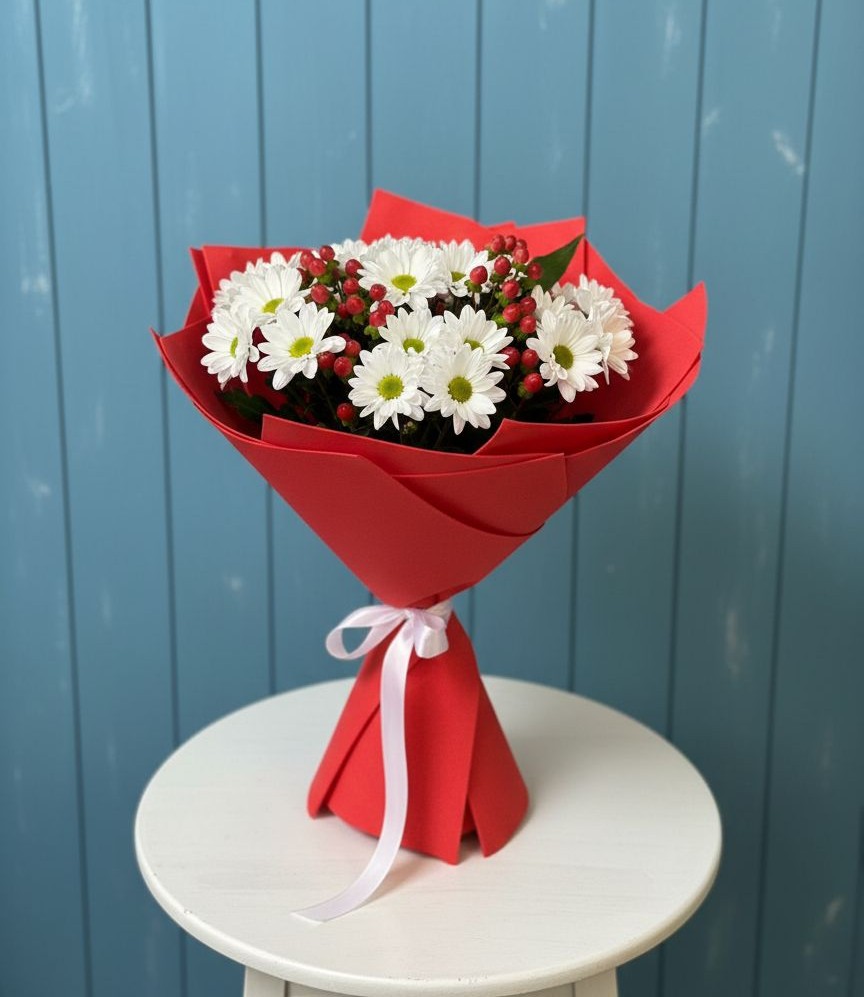 Букет цветов из: Хризантемы в Мяундже