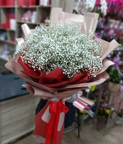 Букет цветов из: Гипсофила в Мяундже