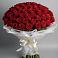 Букет 101 Красная роза Блэк Мэджик в Мяундже