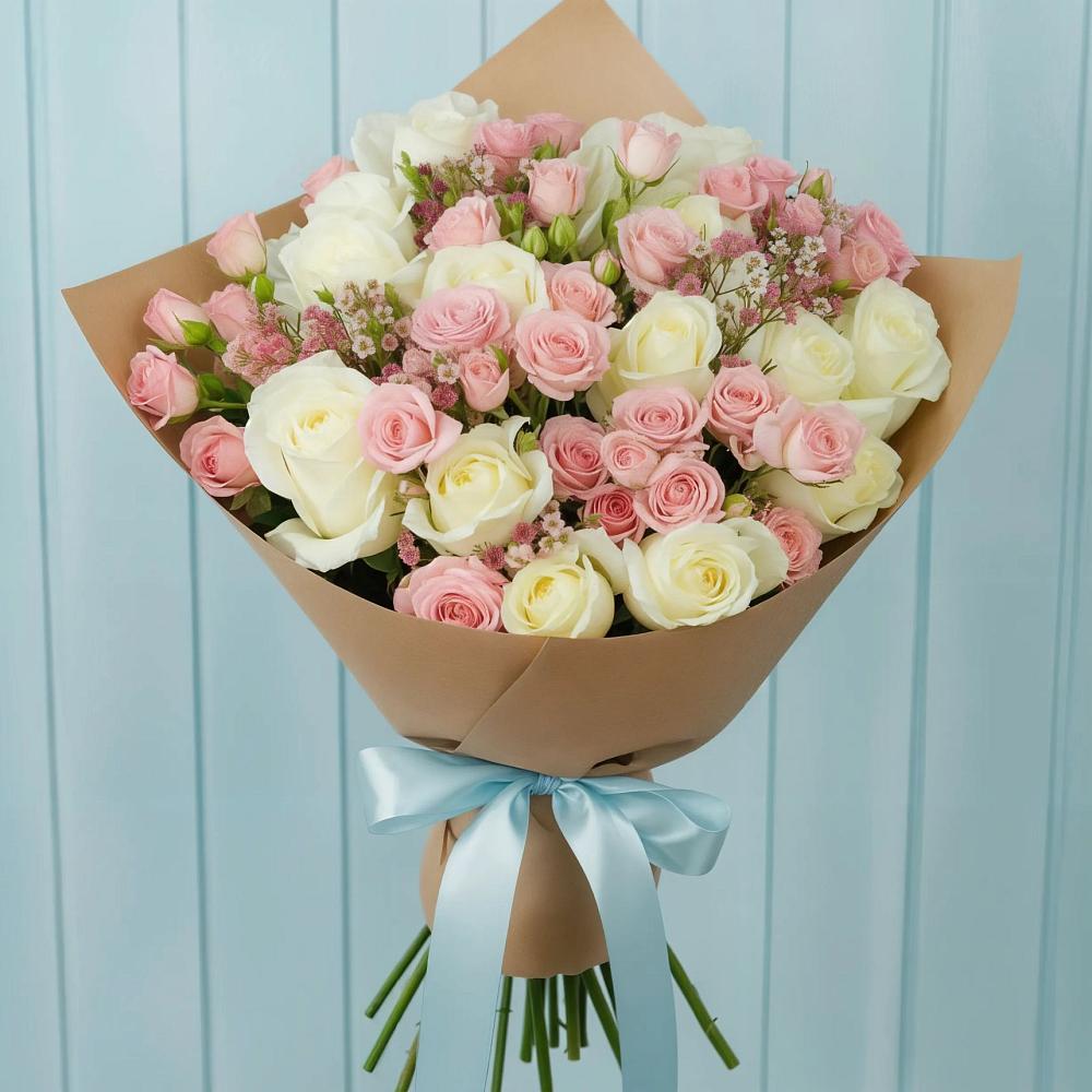 Букет цветов из: Розы в Мяундже