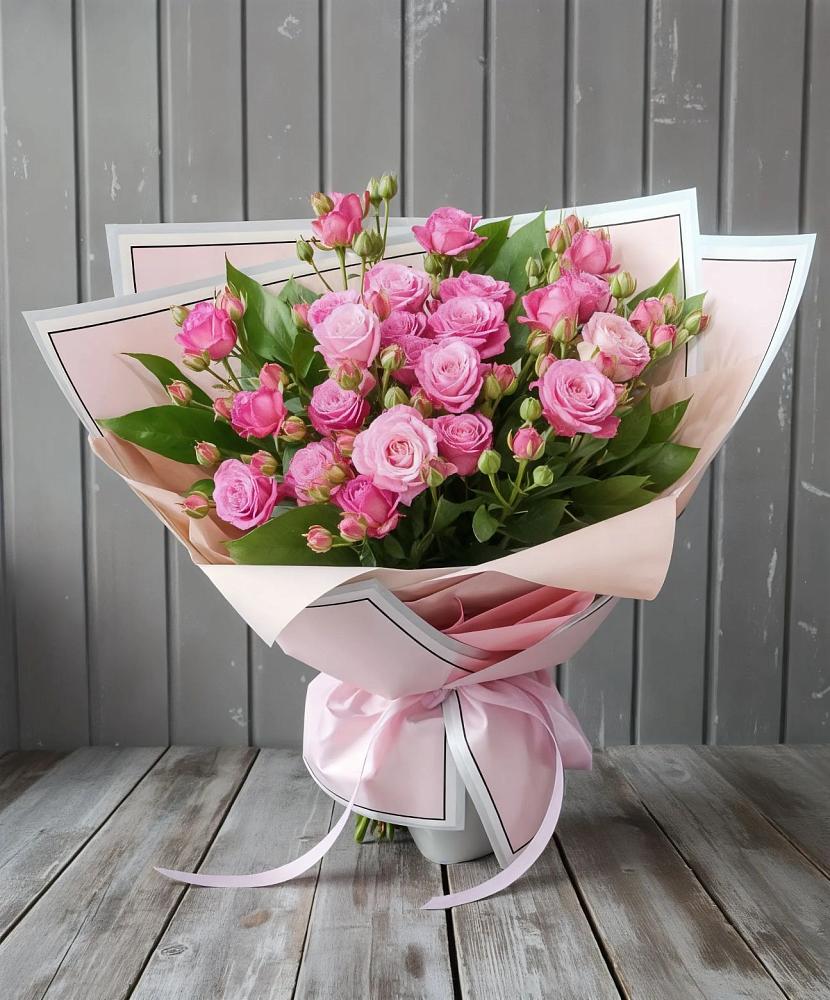 Букет Розовый кустик в Мяундже