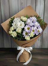 Букет цветов из:  Хризантемы и Розы в Мяундже