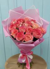 Букет 15 Розовых роз Равель #REPLACE_PRED# Мяундже